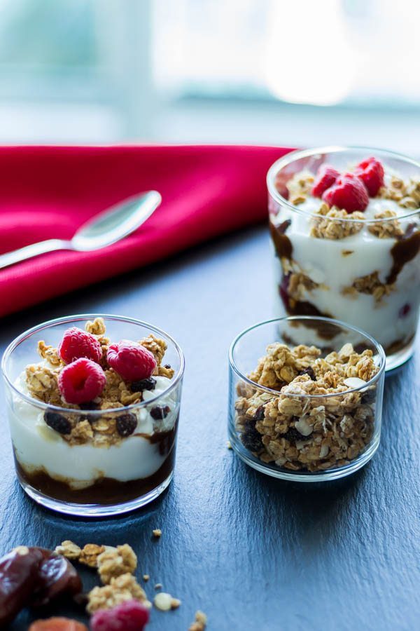 Granola Yogurt Parfait with Dried fruit Chutney is great for breakfast, snack, lunch or dessert recipe. Featuring our yummy Dried Fruit Chutney, price $9.99. Find this product and other recipes at Spoonabilities.com