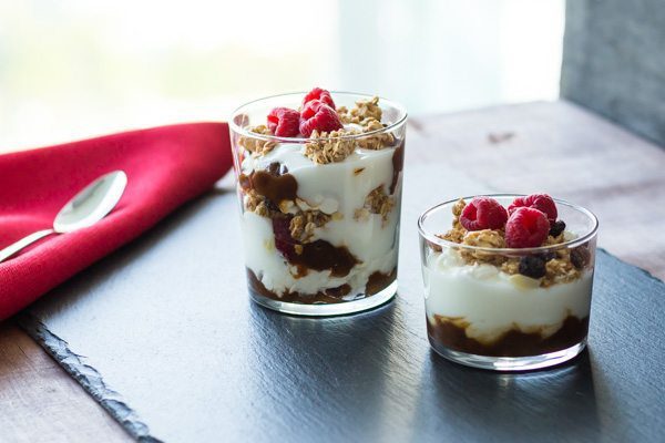 Granola Yogurt Parfait with Dried fruit Chutney is great for breakfast, snack, lunch or dessert recipe. Featuring our yummy Dried Fruit Chutney, price $9.99. Find this product and other recipes at Spoonabilities.com