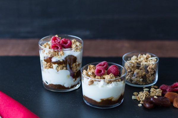 Granola Yogurt Parfait with Dried fruit Chutney is great for breakfast, snack, lunch or dessert recipe. Featuring our yummy Dried Fruit Chutney, price $9.99. Find this product and other recipes at Spoonabilities.com