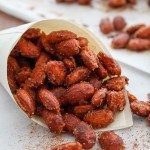 Spicy Honey Mustard Almonds made with our Spicy Honey Mustard. Find this recipe and more ideas at Spoonabilities