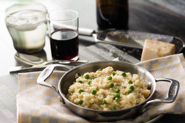 Easy Parmesan Artichoke Risotto. Featuring one of our favorite products Artichoke Parmesan Tapenade, price $9.99. Find this product and more easy recipes at Spoonabilities.com