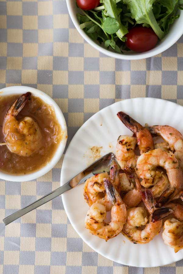 Pan Grilled Shrimp with Roasted Pineapple Habanero Sauce. Featuring the spicy, sweet and charred Roasted Pineapple Habanero Sauce, price $7.99. Find this product and more easy recipes at Spoonabilities.com