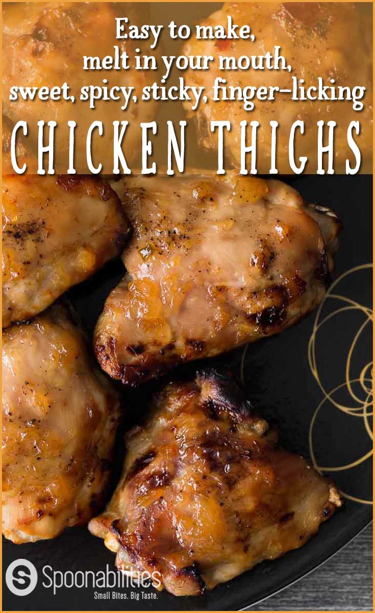Oven-roasted Chicken Thighs with Roasted Pineapple Habanero Sauce