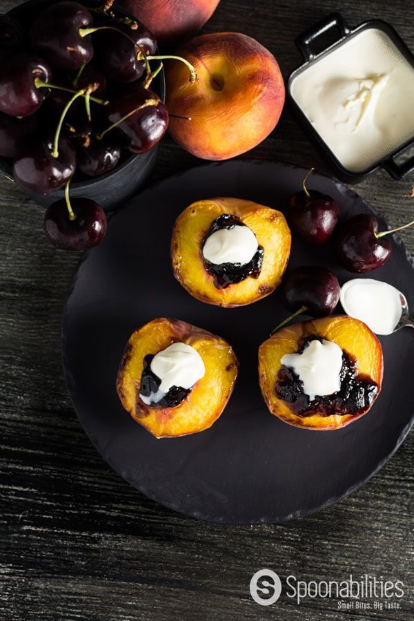 Stone Fruit Broiled Peaches