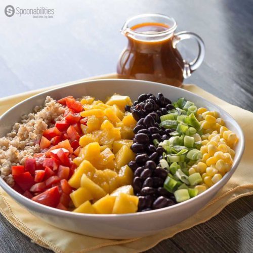 Santa Fe Salad Dressing and a Rainbow salad