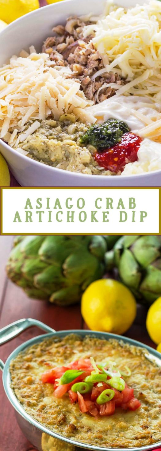 Asiago Crab Artichoke Dip | Easy Appetizer Recipe