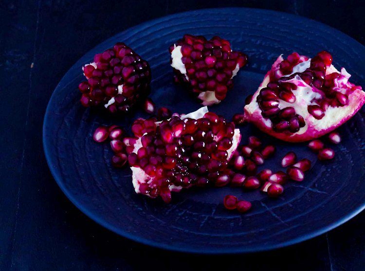 Pomegranate | Cherry Vinaigrette Dressing on Autumn Harvest Salad. Spoonabilities.com