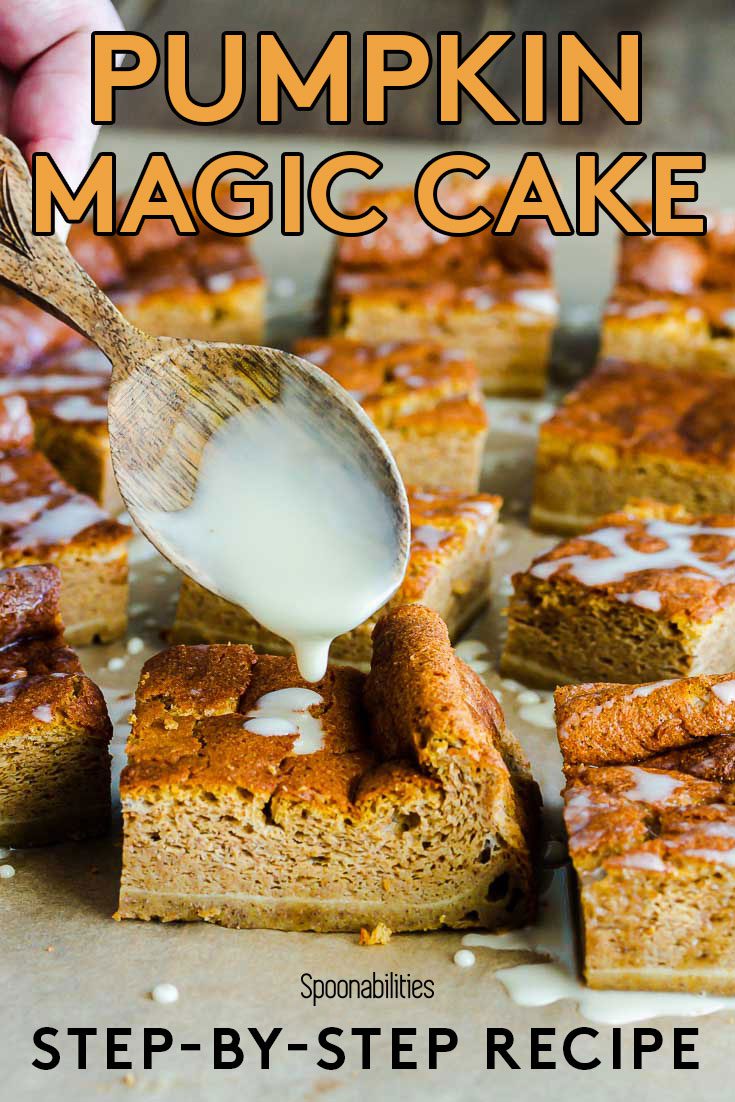 Pumpkin Magic Cake with Vermont Maple Syrup Glaze