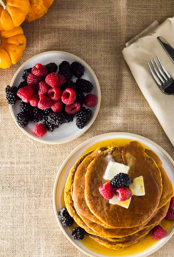 Add the Spiced Pumpkin Pancake to your weekend menu for breakfast or brunch. Homemade recipe for Pumpkin Spice Pancake Mix, milk, egg, canned pumpkin puree, vanilla and vegetable oil.
