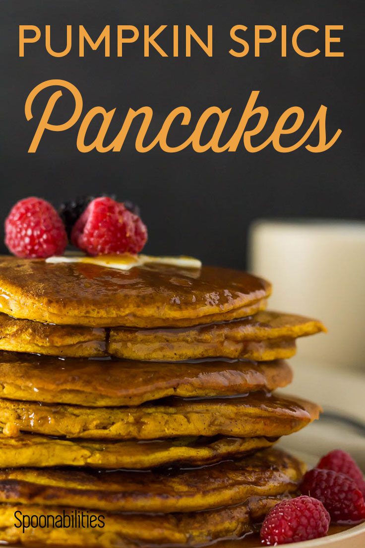 Spiced Pumpkin Pancakes with Vermont Maple Syrup