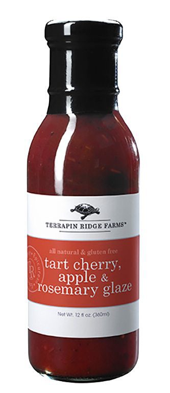 Gourmet Glaze and Sauce Gift Set 3-pack with Tart Cherry, Apple & Rosemary Glaze from Terrapin Ridge Farms. You can use them to broil, bake, Grill or just out of the jar to elevate your everyday meals into delicious gourmet meals. Available at Spoonabilities.com