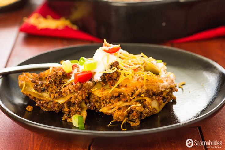 Plate of Mexican Lasagna