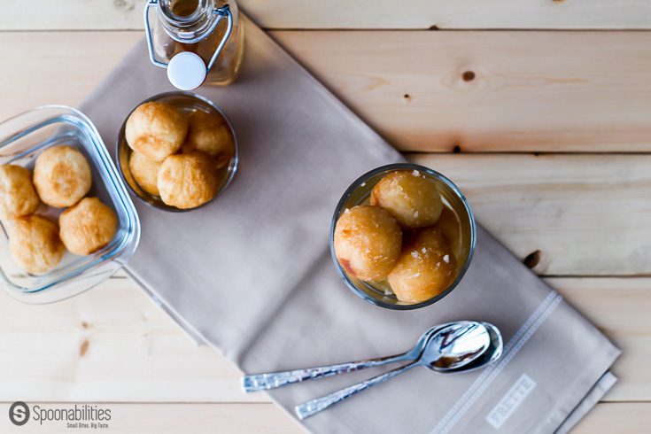 Bunuelos or fried dough balls is my Immigrant Food Story sharing a traditional Latin dessert recipe. Spoonabilities.com