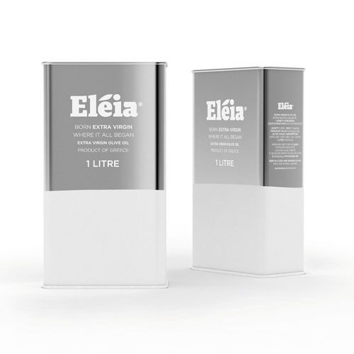 Eleia Kosher certified Extra Virgin Olive Oil is a high quality oil with fruity and intense aroma and a well-balanced taste alluding to wild herbs. Shown in 1 Liter Metal Tin. Available at Spoonabilities.com