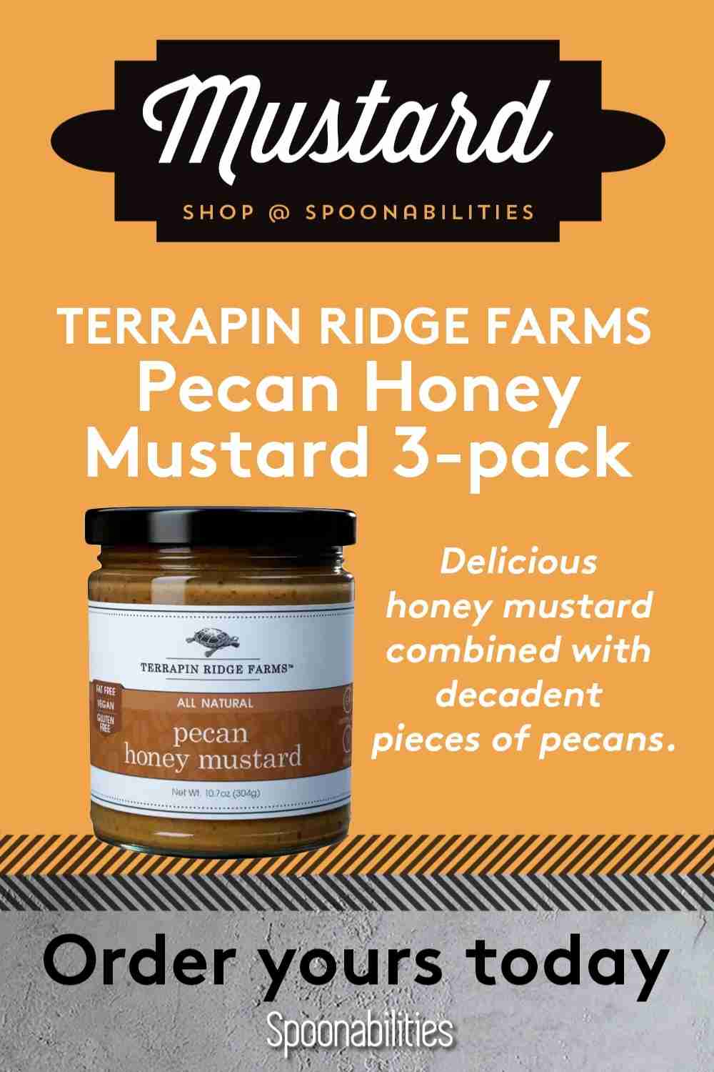 Pecan Honey Mustard 3-pack