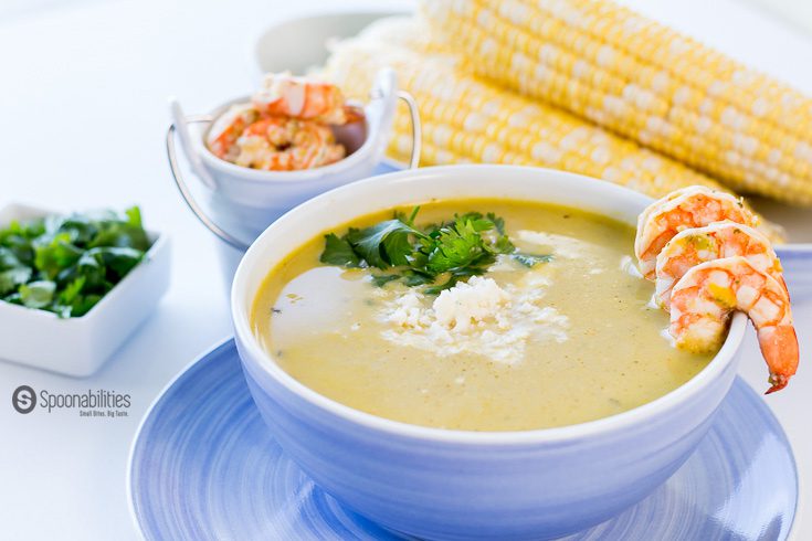 Creamy Hatch Green Chile Soup is a Tex-Mex inspired recipe packed with flavors that is great for Cinco de Mayo or just a comforting meal on the sofa.