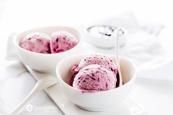 Boysenberry Ice cream recipe is easy, quick and delicious. Elevate the flavor profile with Boysenberry Fruit Spread by Scandinavian Delights by Elki. Spoonabilities.com