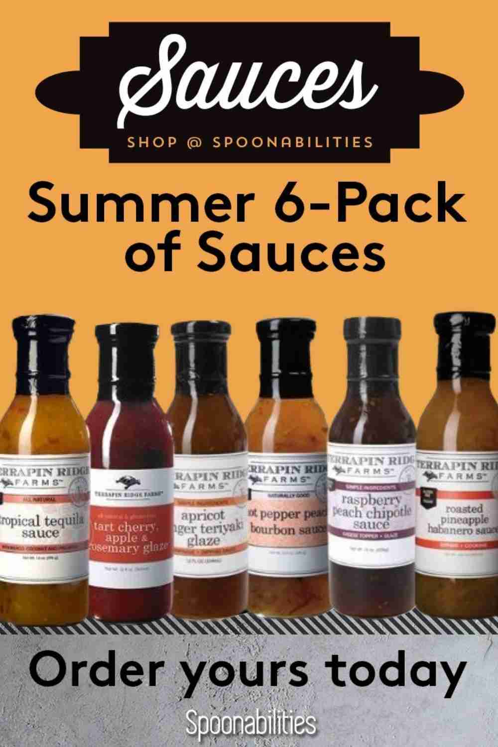 Summer Six-Pack of Gourmet Sauces