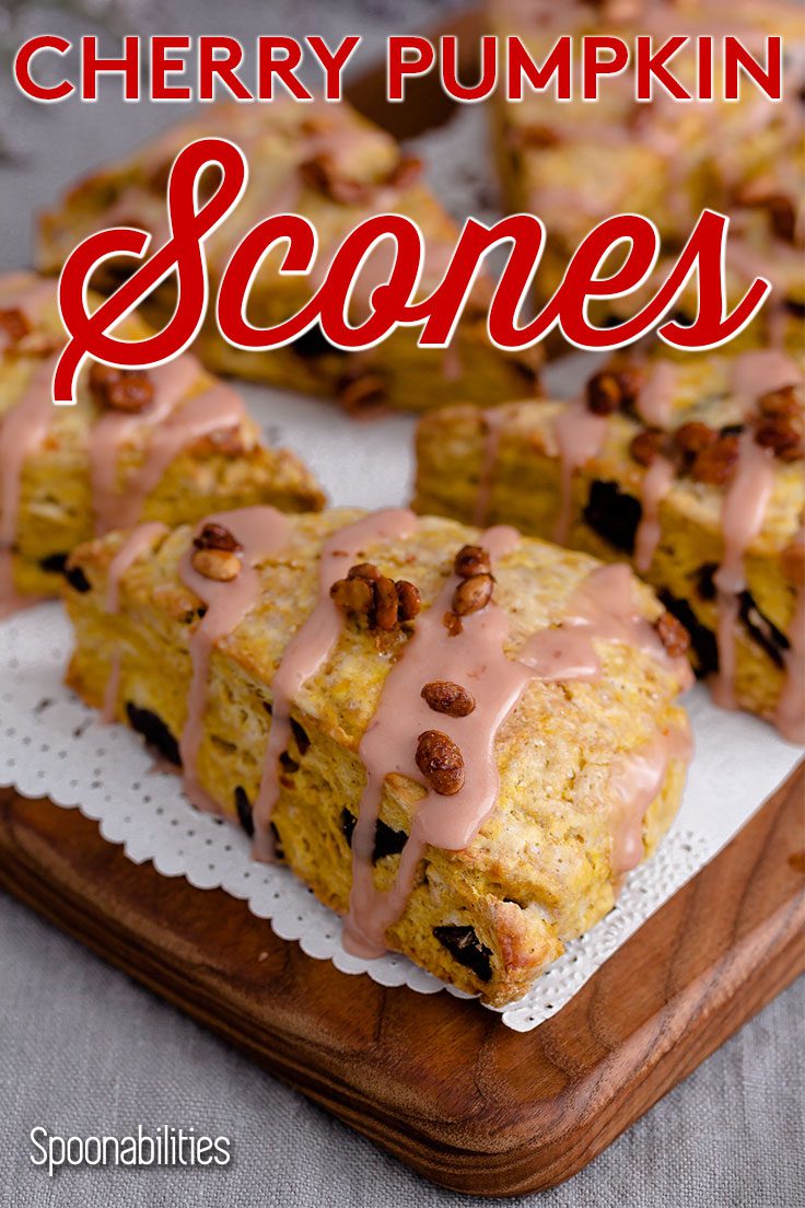 Cherry Pumpkin Scones
