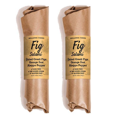 Vegan Fig Salami with Orange Zest (2-pack) from Hellenic Farms