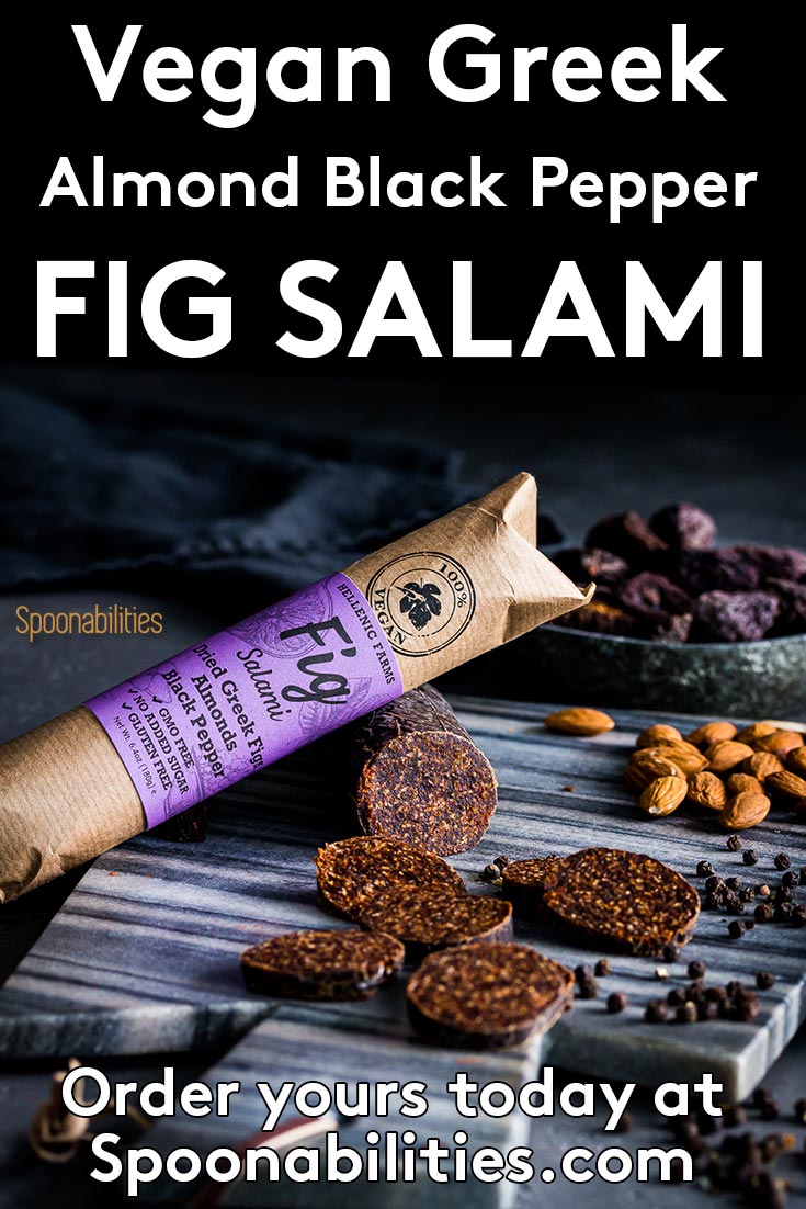 Vegan Fig Salami with Almonds & Black Pepper 2-pack
