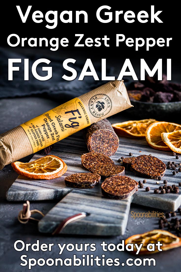 Vegan Fig Salami with Orange Zest 2-pack