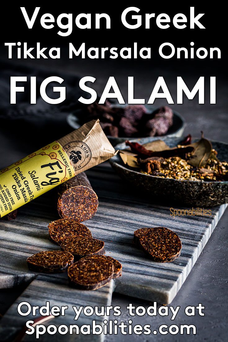 Vegan Fig Salami with Tikka Masala Onion 2-pack