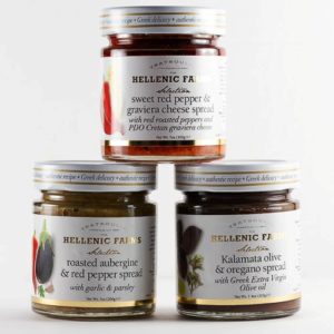 Three Greek Appetizer Spreads from Hellenic Farms