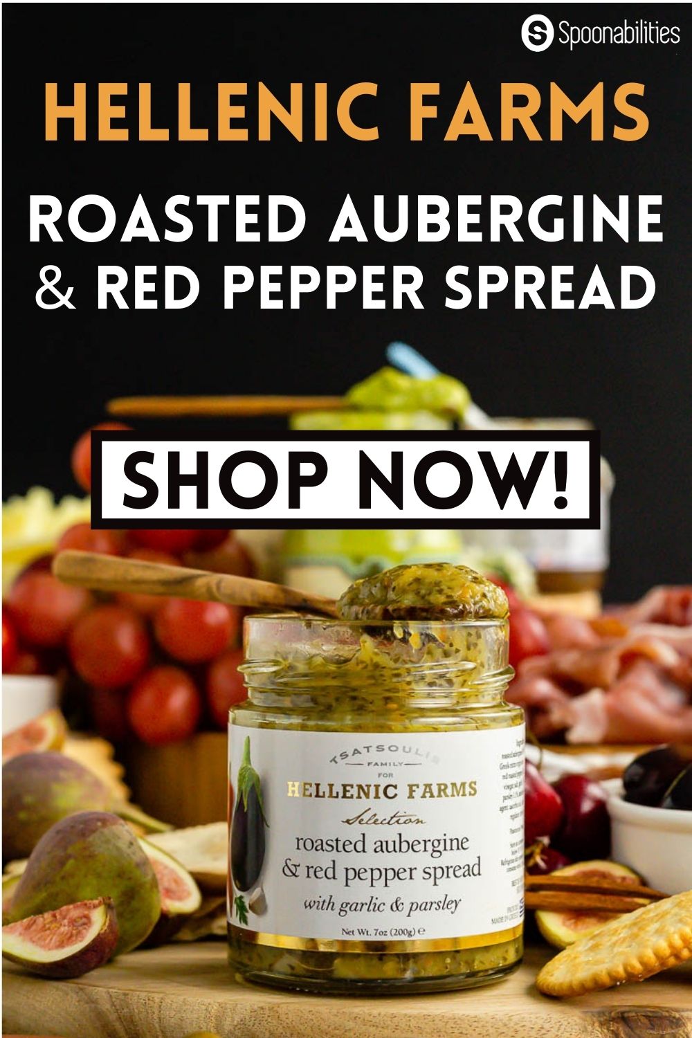 Roasted Aubergine and Red Pepper Spread 2-pack