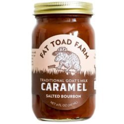 Caramel Salted bourbon Goats Milk Fat Toad Farm