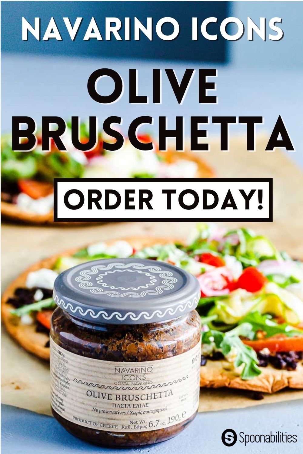 Olive Tapenade for Bruschetta - Navarino Icons
