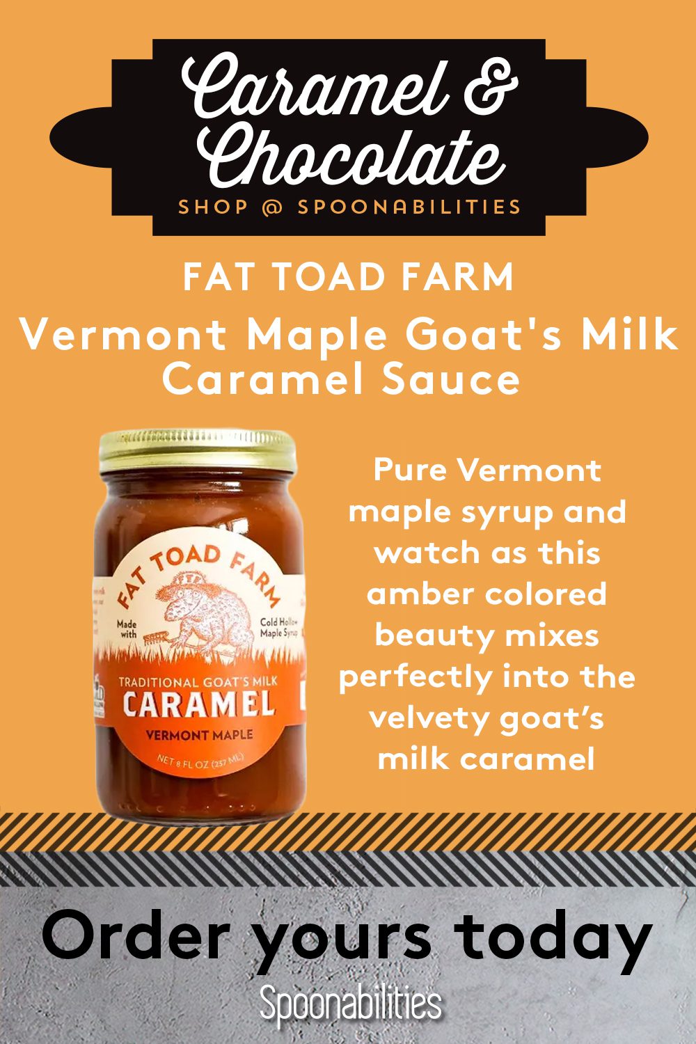 Goat\'s Milk Caramel Sauce Vermont Maple 2-pack