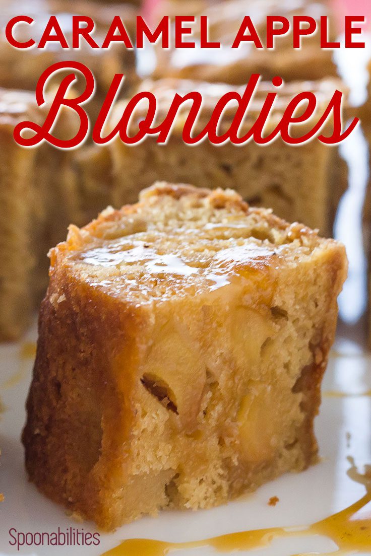 Caramel Apple Blondies Brownies