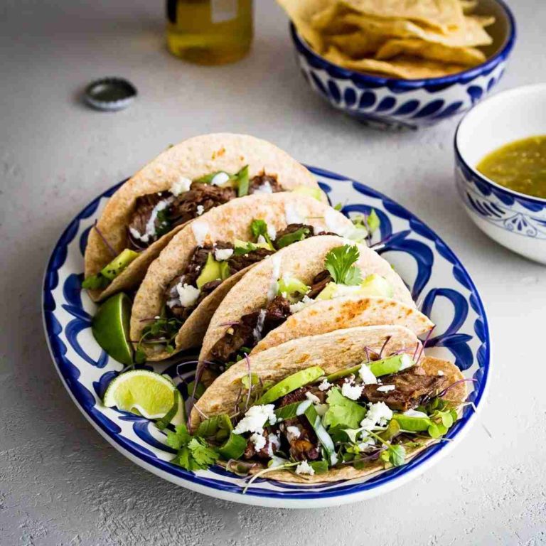 Mexican Party food recipe for Carne Asada tacos from Spoonabilities.com