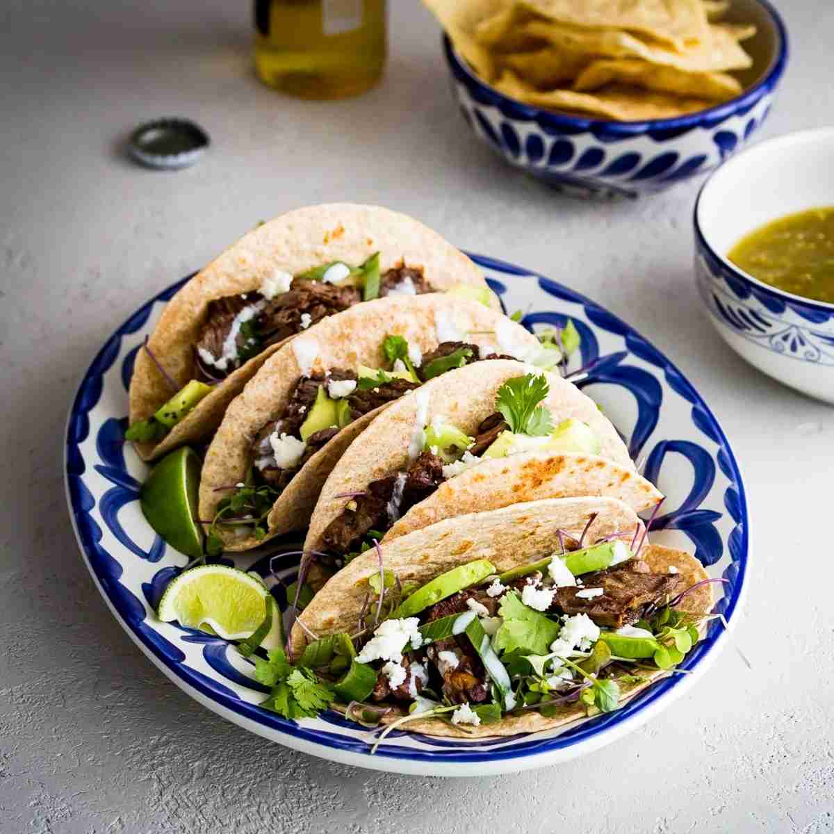 Cook's Country - Slicing against the grain means slicing across the muscle  fibers, which makes tougher cuts like flank steak more tender. Flank Taco  recipe