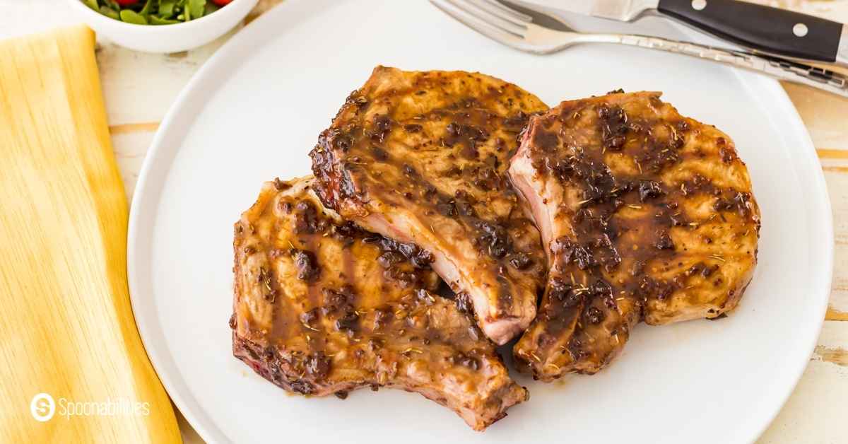 Jalapeno Raspberry Glaze for Pork Chops, chicken or steak Spoonabilities