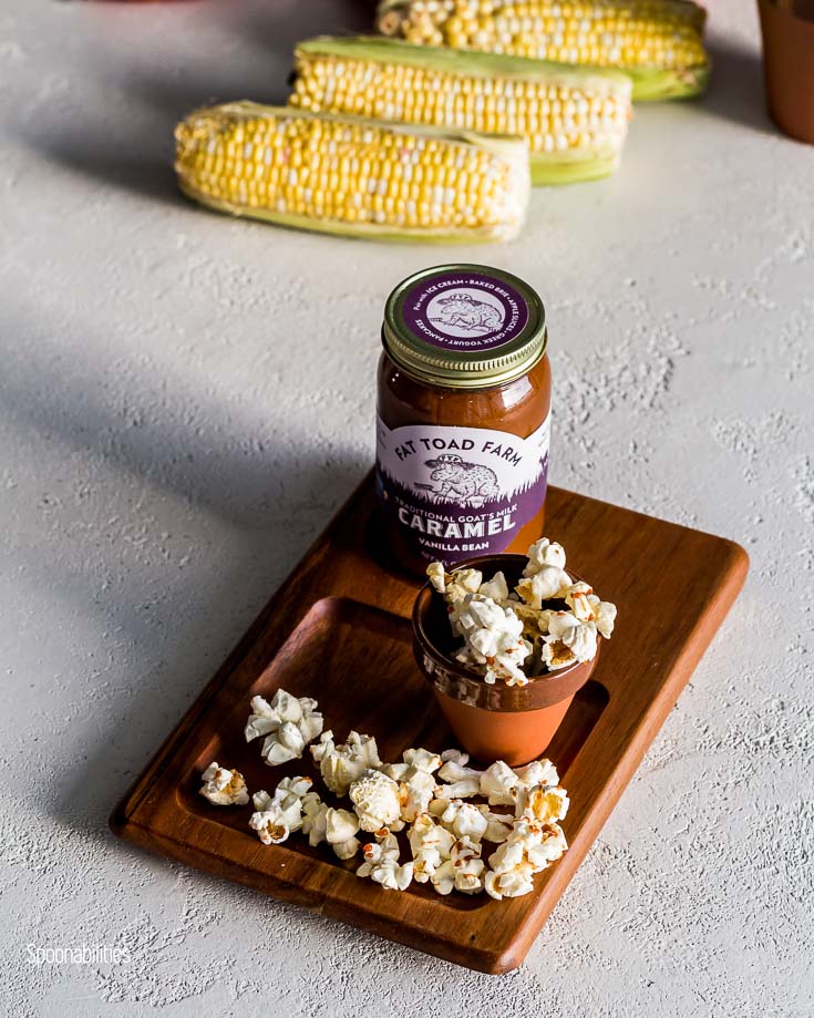 Vanilla Goat’s Milk Caramel Sauce: Steeped with whole vanilla bean in copper kettles, this fragrant caramel is versatile and crowd-pleasing. Available at Spoonabilities.com