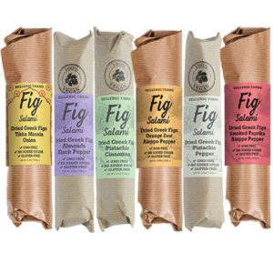 six-pack of Vegan Fig Salami