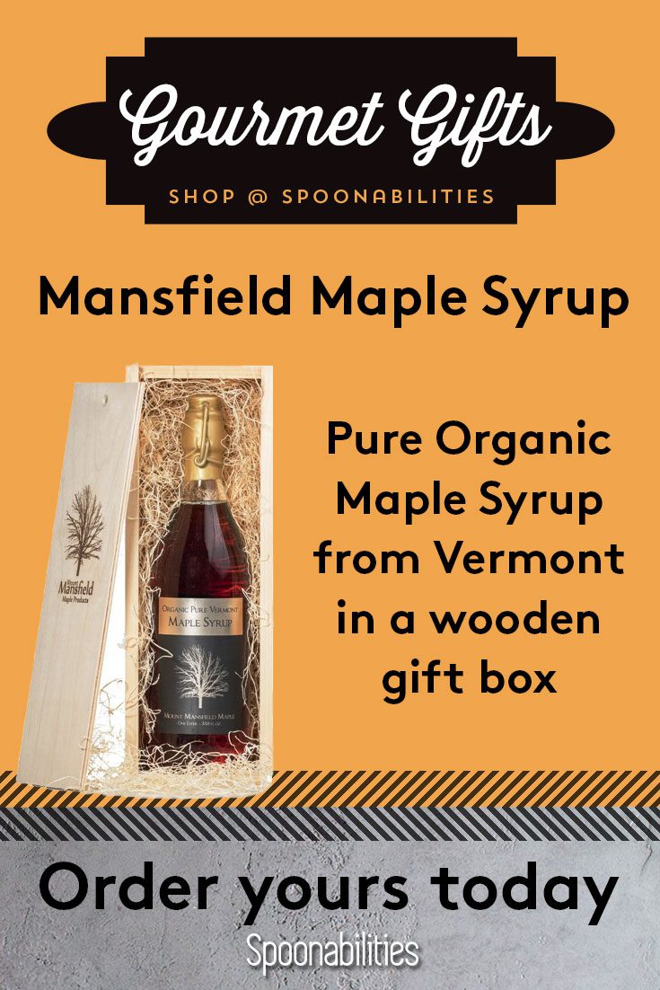 Pure Organic Vermont Maple Syrup in Gift Bottle