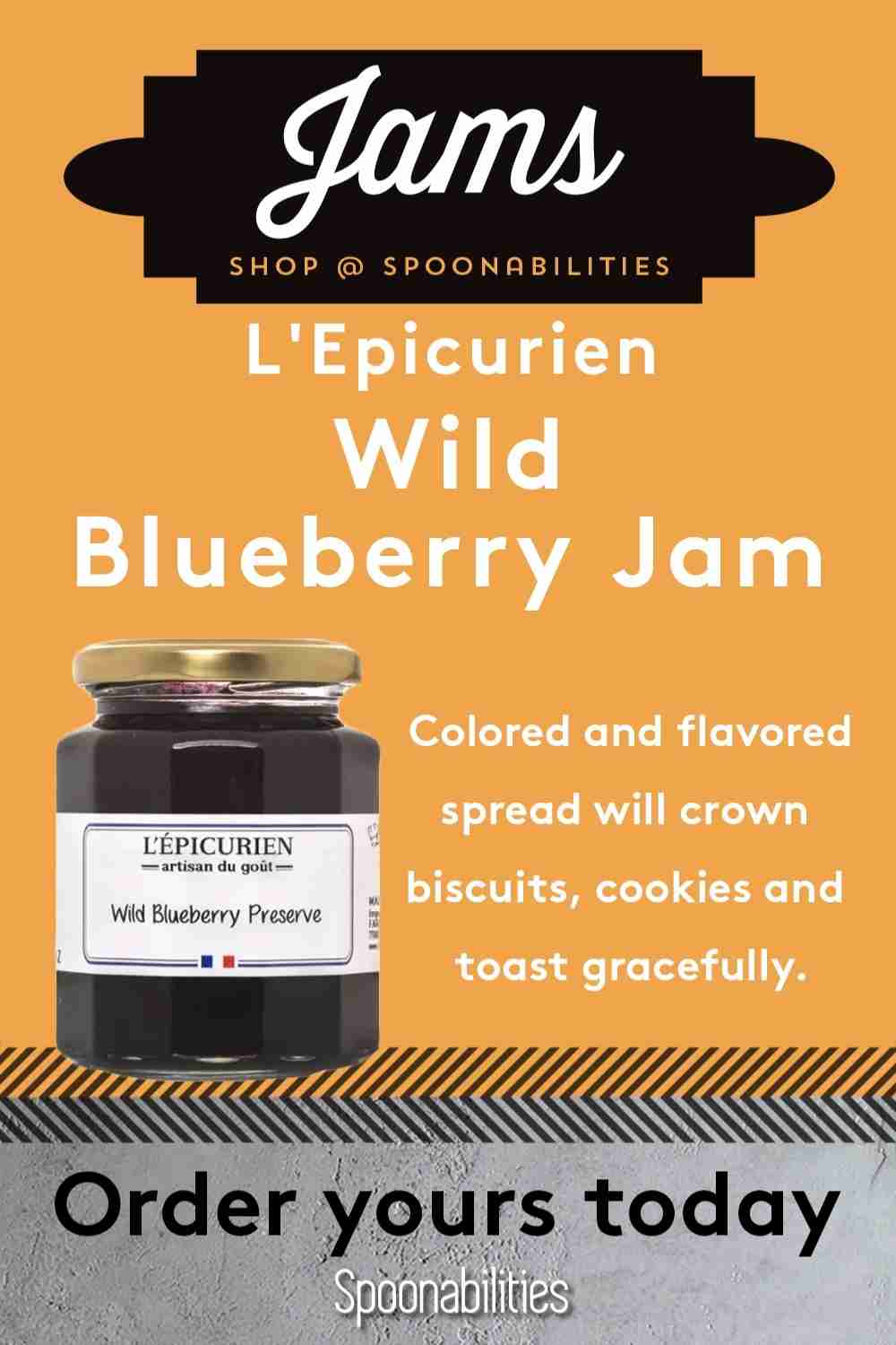 Wild Blueberry Jam L\'Epicurien