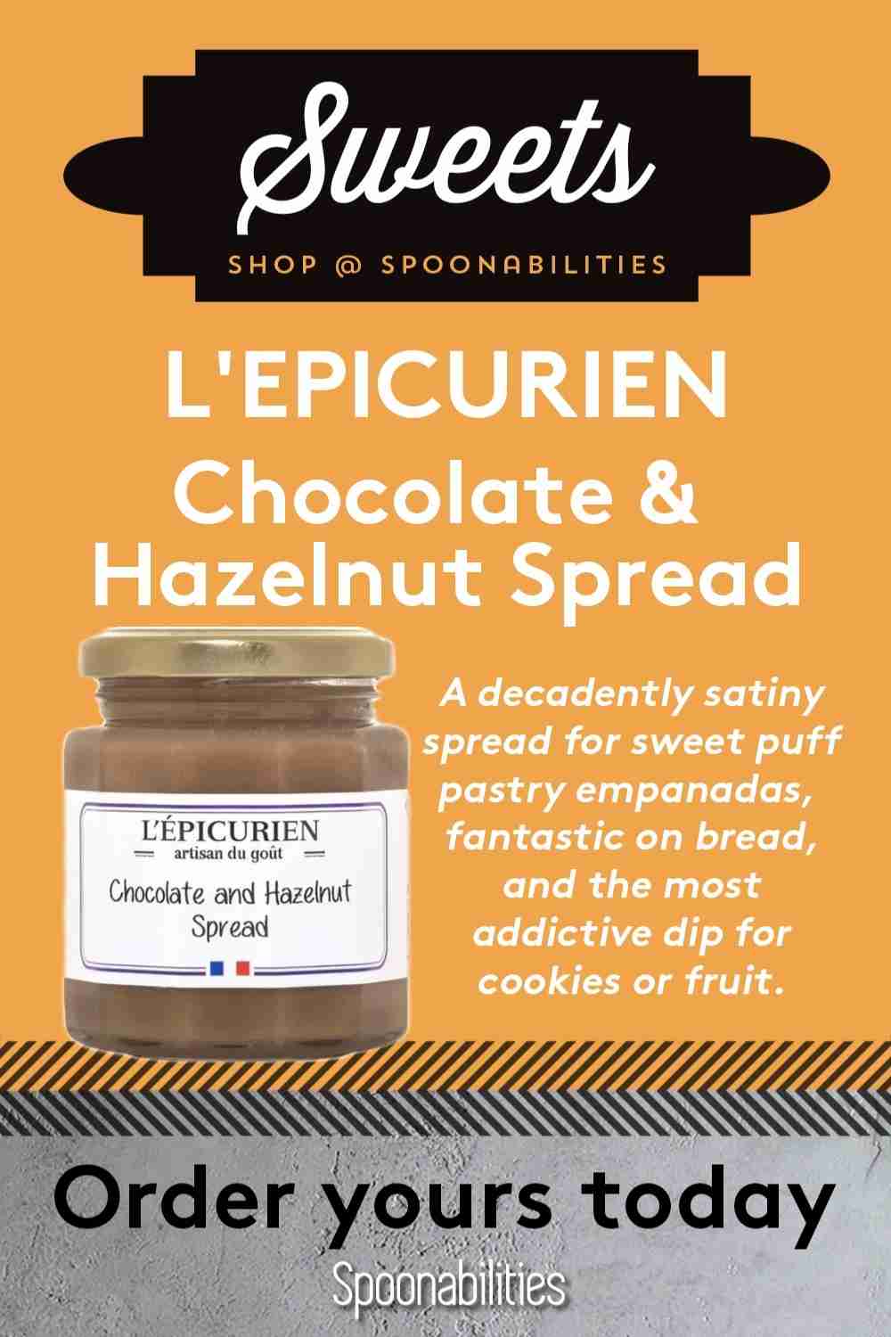 Chocolate & Hazelnut Spread L\'Epicurien