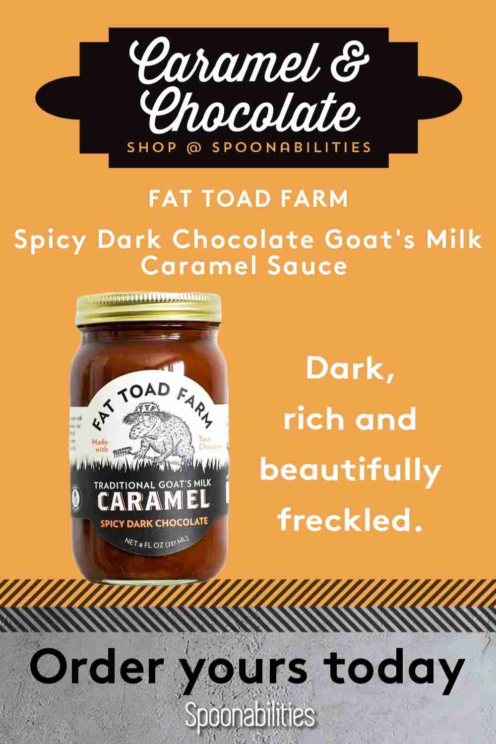 Goat\'s Milk Caramel Sauce Spicy Dark Chocolate 2-pack