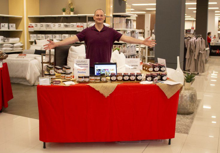 Geoffrey Swetz at Spoonabilities table at Macy's