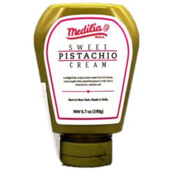 Squeeze bottle of Medilia Sweet Pistachio Cream