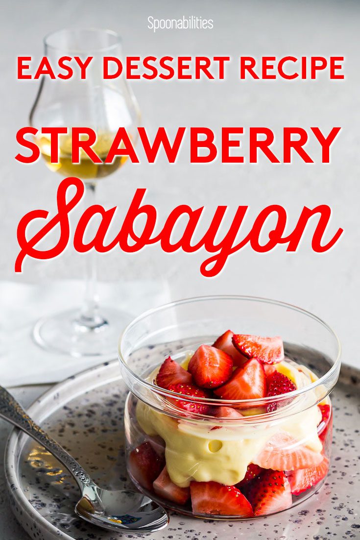 Whipped Sabayon with Fresh Strawberries
