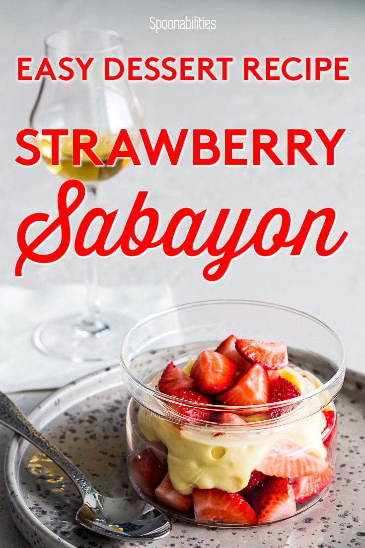 Strawberry Sabayon dessert recipe