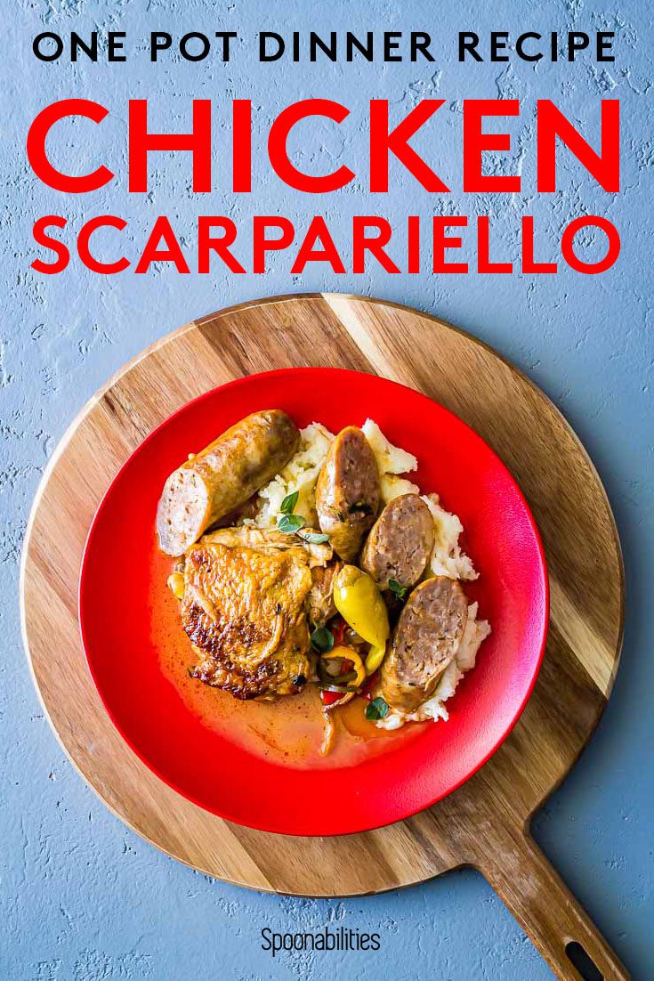 Chicken Scarpariello | Braised Chicken with Sausage & Peppers