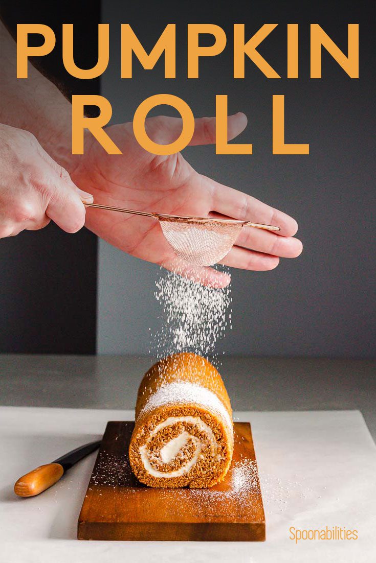 Pumpkin Roll with Cream Cheese Filling