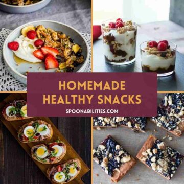 Homemade healthy snacks for virtual school breaks