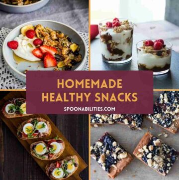 Homemade healthy snacks for virtual school breaks